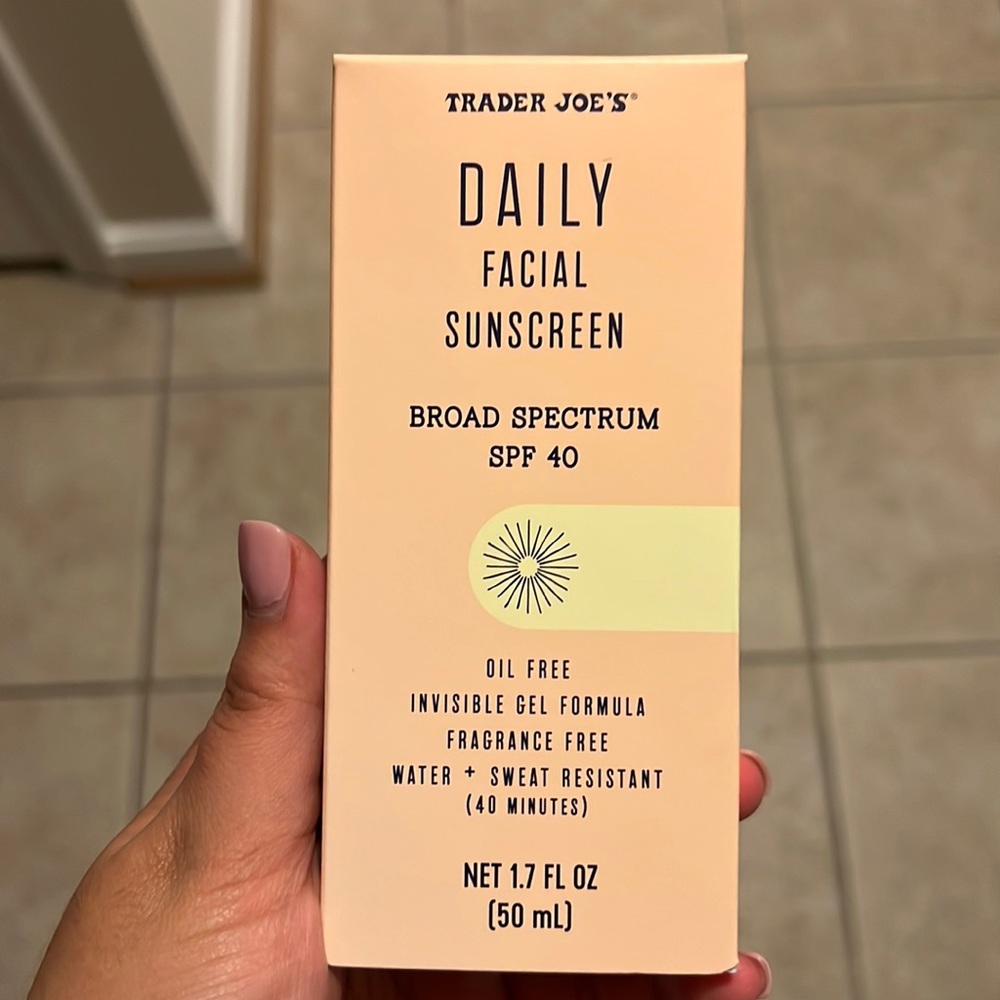 NWT Trader Joe’s Facial Sunscreen